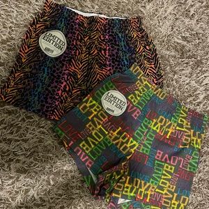 2 Brand New Bedtime Shorts (small, but has a lot of stretch)